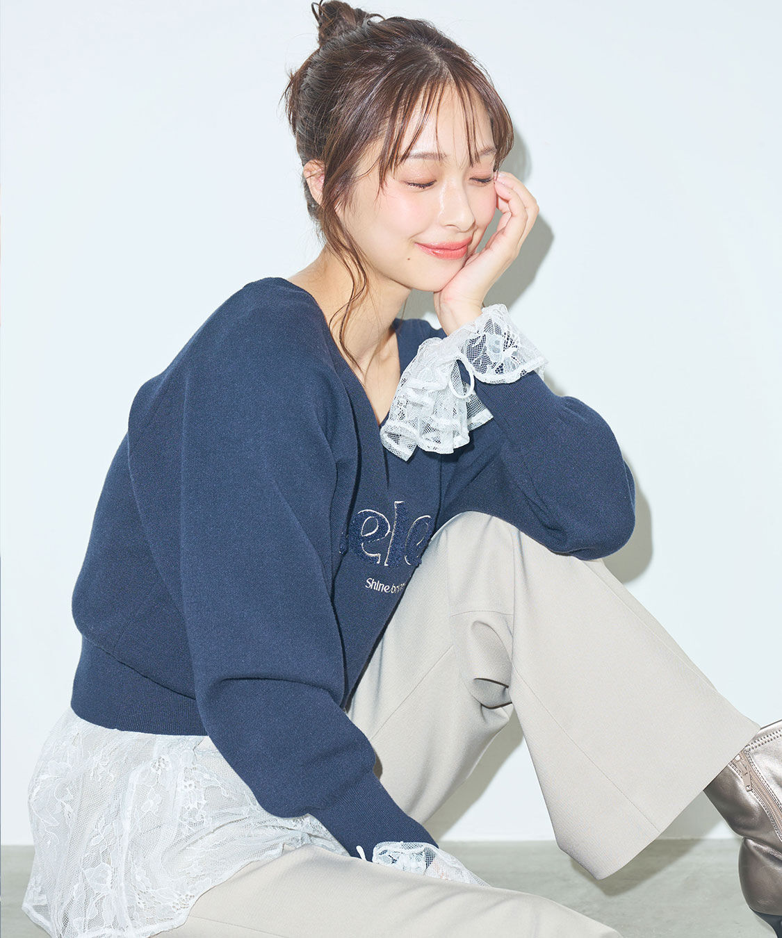 COCO DEAL「レースフレアブラウス」|シャツ・ブラウス|