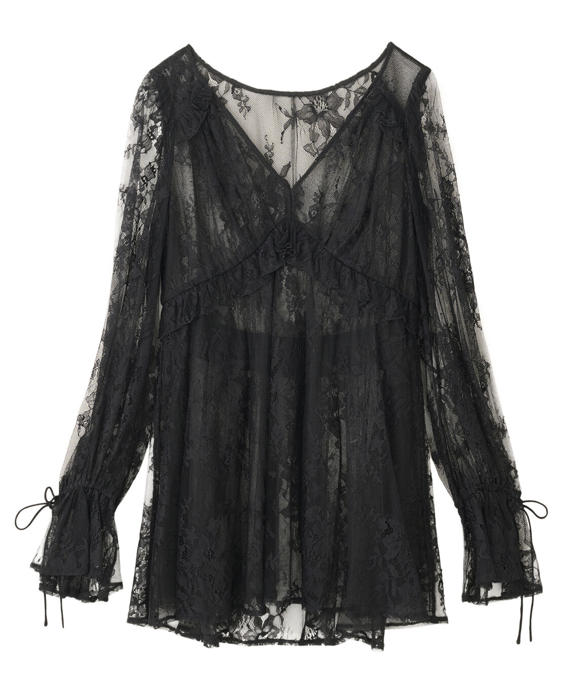 COCO DEAL「レースフレアブラウス」|シャツ・ブラウス|