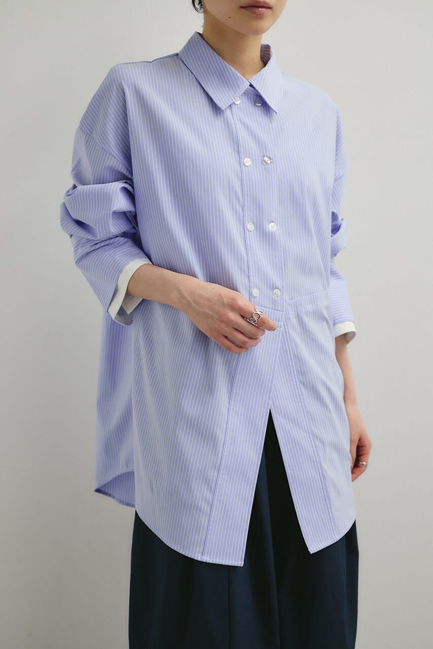 STYLEMIXER「カッティングレイヤードカフスシャツ」|シャツ・ブラウス|