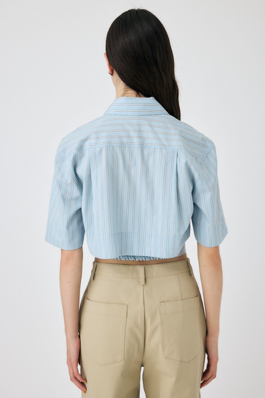 MOUSSY「CROPPED BELTED シャツ」|シャツ・ブラウス|