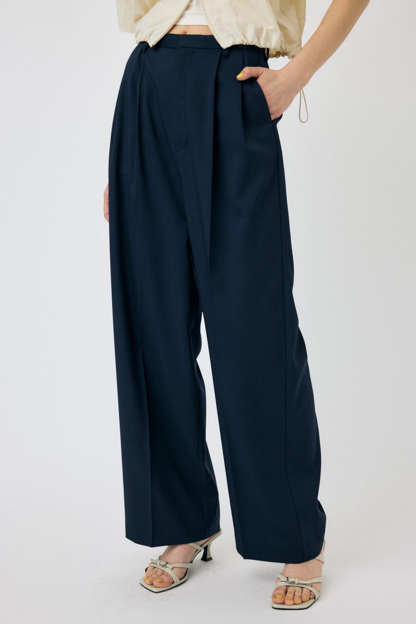 MOUSSY「TUCK トラウザーズ」|その他|NVY