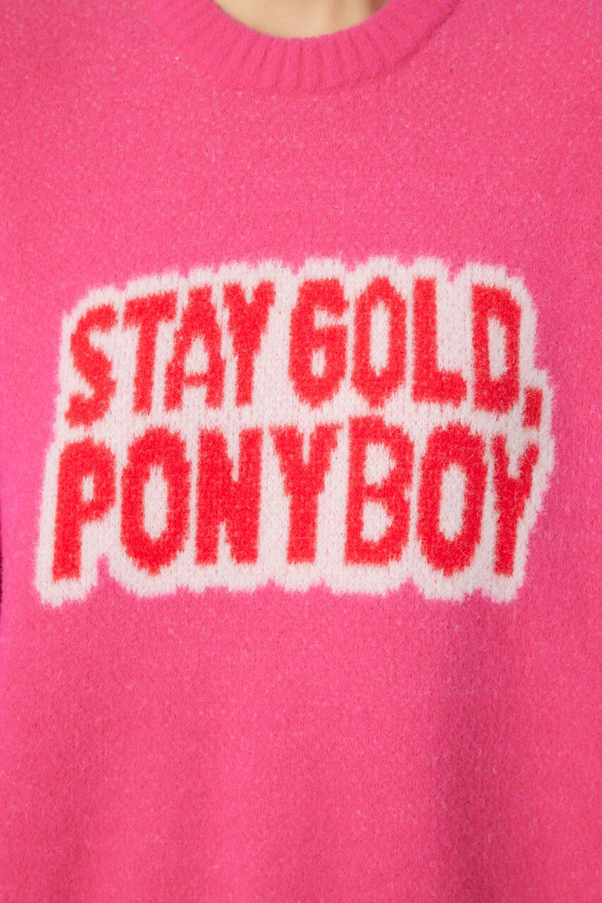 RODEO CROWNS「タイポグラフィニットトップス」|ニット・セーター|