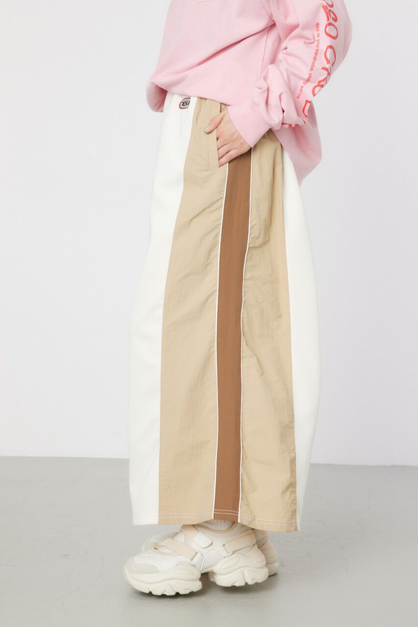 RODEO CROWNS「ナイロン&times;ジャージスカート」|スカート|