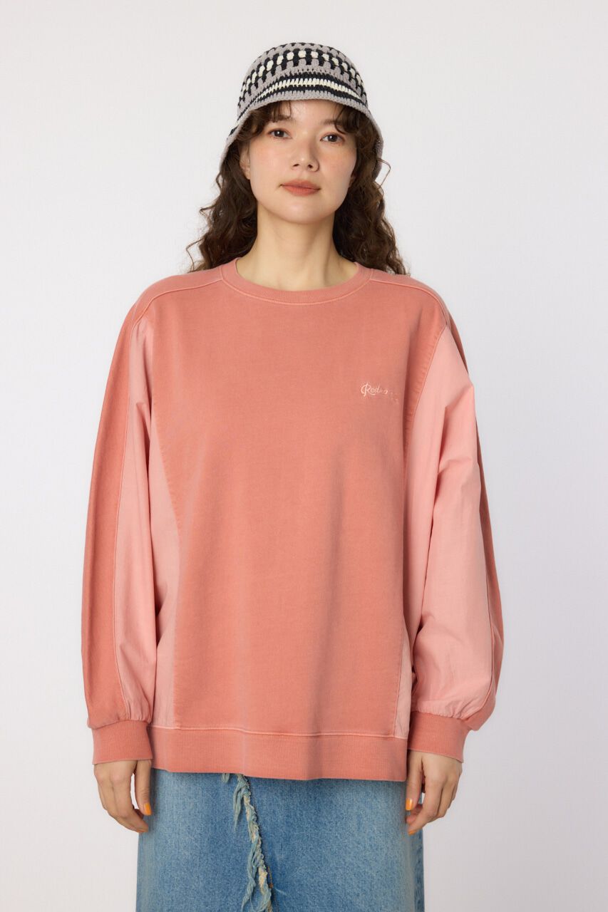 RODEO CROWNS「ピグメントバック切替トップス」|Tシャツ・カットソー|