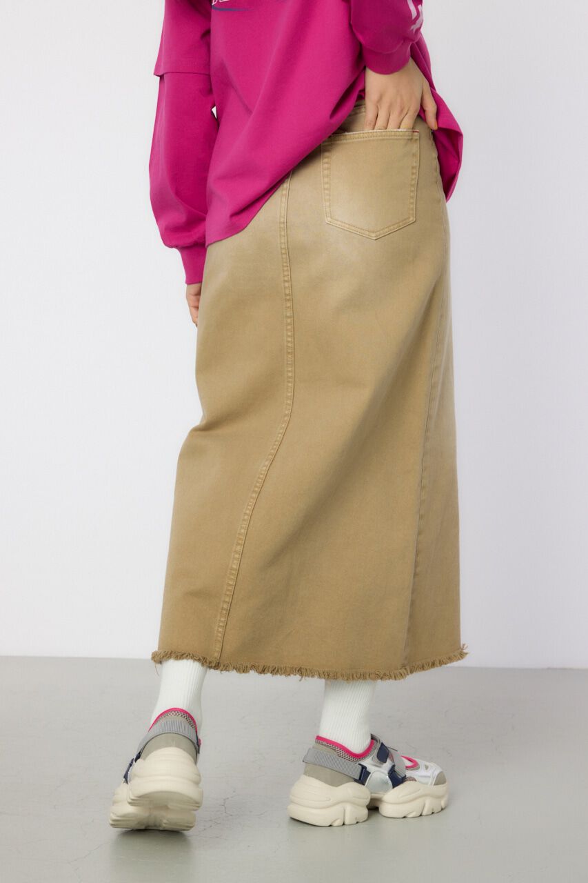 RODEO CROWNS「スリットデニムマキシスカート」|スカート|