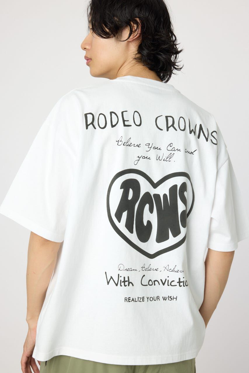RODEO CROWNS「ハートフルハッポウTシャツ」|Tシャツ・カットソー|