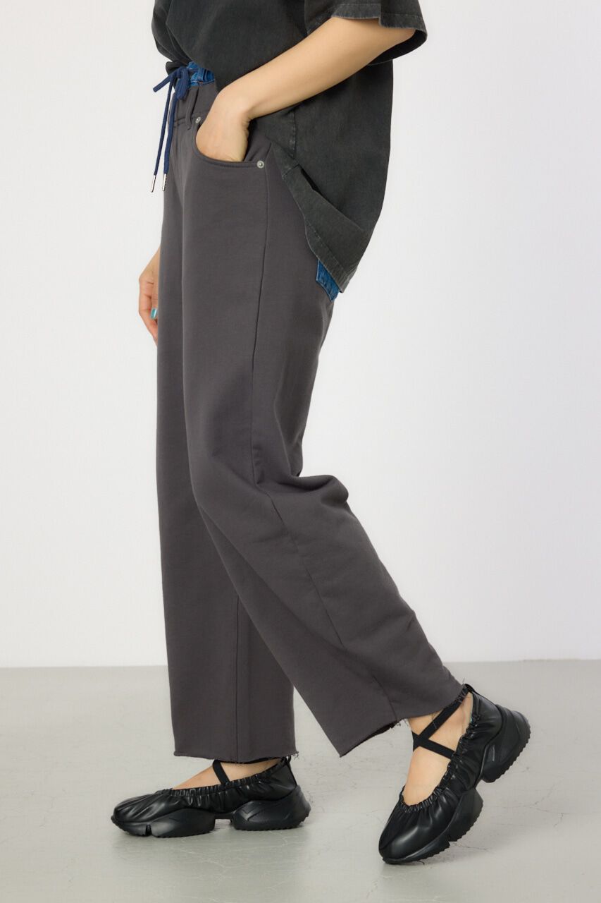 RODEO CROWNS「デニムウエスト スウェットワイドパンツ」|その他|