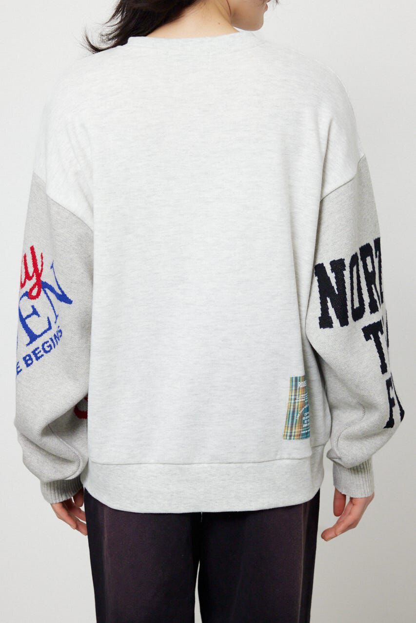 RODEO CROWNS「スリーブニットスウェットトップス」|Tシャツ・カットソー|