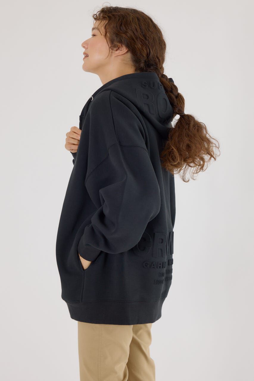 RODEO CROWNS「エンボスBIG ZIPパーカー」|Tシャツ・カットソー|