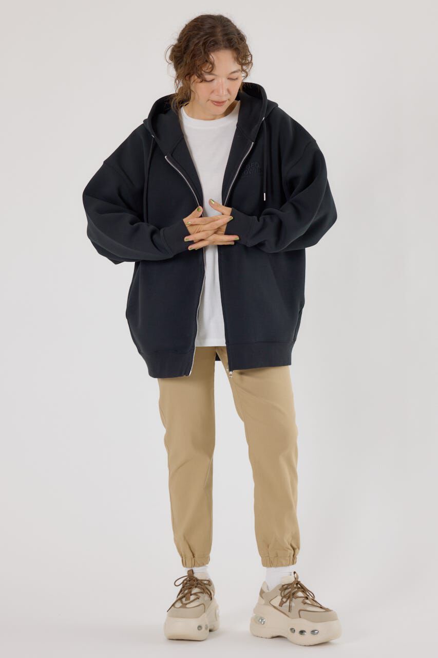 RODEO CROWNS「エンボスBIG ZIPパーカー」|Tシャツ・カットソー|