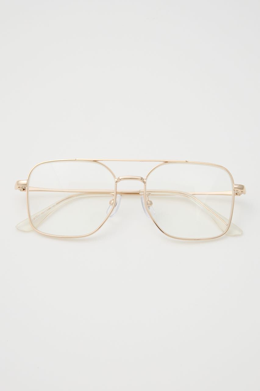 SLY「SQUARE METAL FLAME アイウェア」|メガネ|