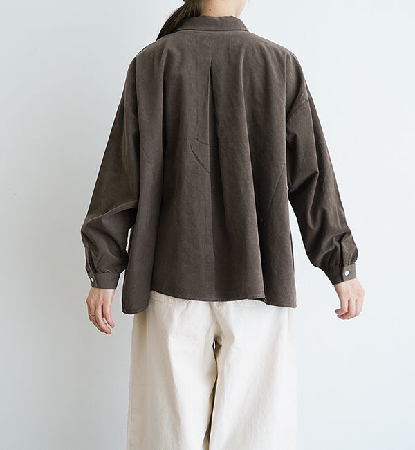 休日と詩「ホエールブラウス」|シャツ・ブラウス|