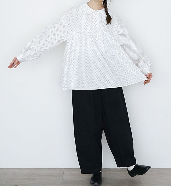 オオカミとフクロウ「オオカミと雨色のしずくに」|シャツ・ブラウス|