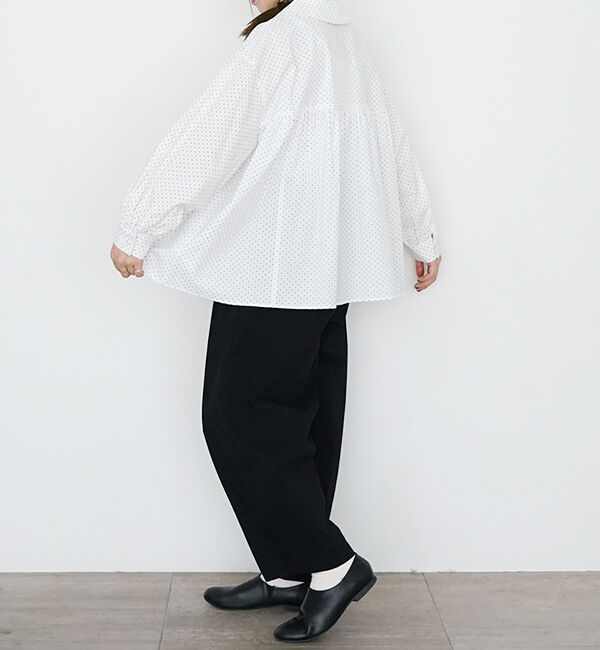 オオカミとフクロウ「オオカミと雨色のしずくに」|シャツ・ブラウス|