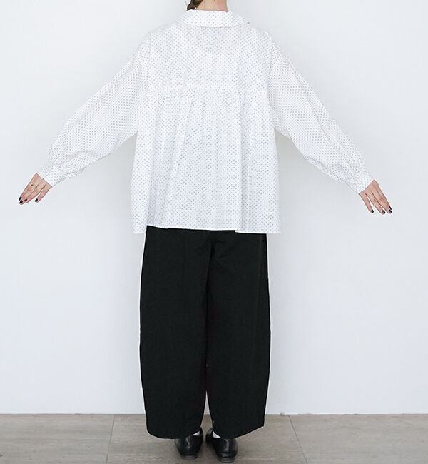 オオカミとフクロウ「オオカミと雨色のしずくに」|シャツ・ブラウス|