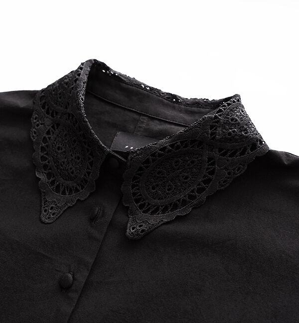 オオカミとフクロウ「オオカミと小鳥の囀る木の下で」|シャツ・ブラウス|