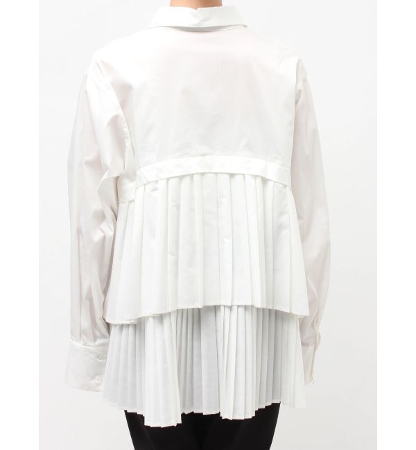 ELENDEEK「PLEATS LAYERED SH」|シャツ・ブラウス|