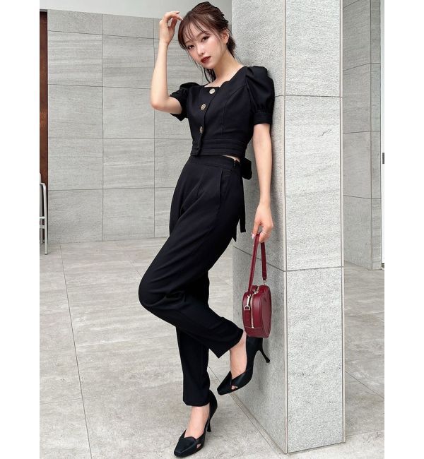 RESEXXY「スクエアバックリボントップス【セットアップ着用可能】」|シャツ・ブラウス|