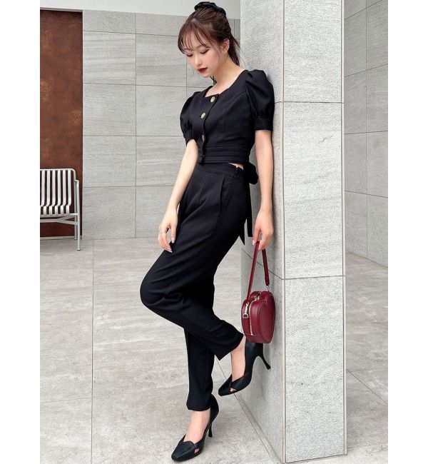 RESEXXY「スクエアバックリボントップス【セットアップ着用可能】」|シャツ・ブラウス|