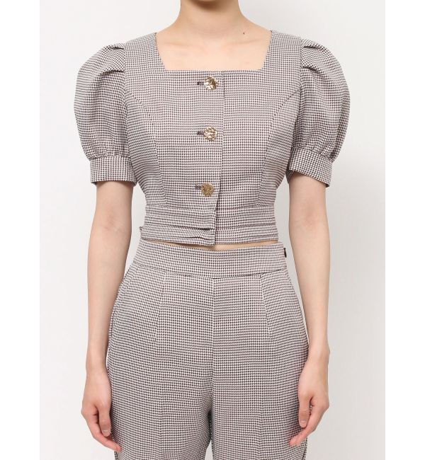 RESEXXY「スクエアバックリボントップス【セットアップ着用可能】」|シャツ・ブラウス|