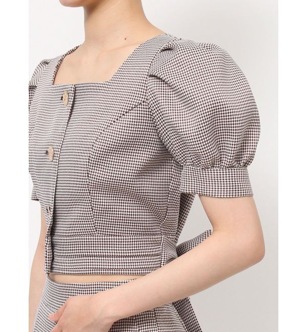 RESEXXY「スクエアバックリボントップス【セットアップ着用可能】」|シャツ・ブラウス|