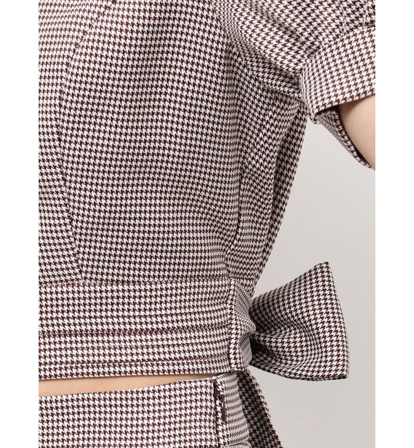 RESEXXY「スクエアバックリボントップス【セットアップ着用可能】」|シャツ・ブラウス|