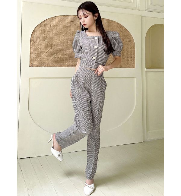 RESEXXY「スクエアバックリボントップス【セットアップ着用可能】」|シャツ・ブラウス|