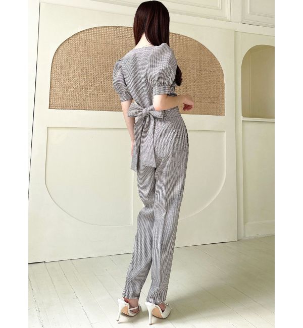 RESEXXY「スクエアバックリボントップス【セットアップ着用可能】」|シャツ・ブラウス|