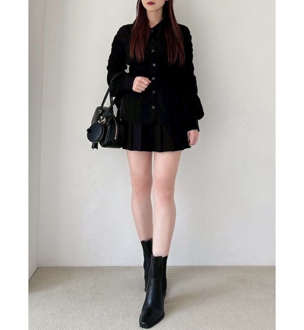 RESEXXY「ギャザーデザインチュニックシャツ」|シャツ・ブラウス|