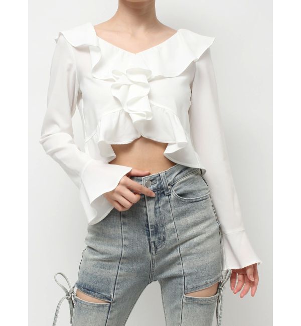 RESEXXY「ラッフルブラウス」|シャツ・ブラウス|