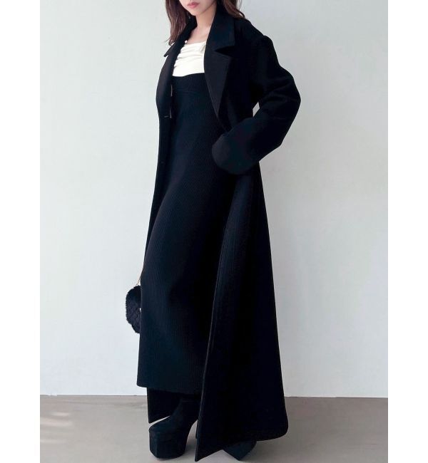 RESEXXY「【骨格ストレート向け】バイカラーニットワンピース」|ワンピース|