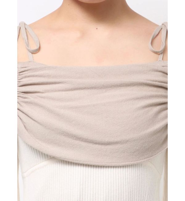 RESEXXY「【骨格ストレート向け】バイカラーニットワンピース」|ワンピース|