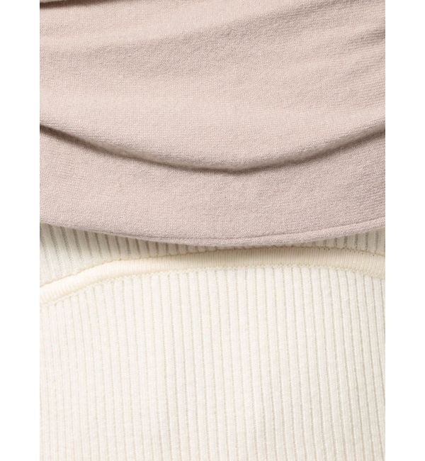 RESEXXY「【骨格ストレート向け】バイカラーニットワンピース」|ワンピース|