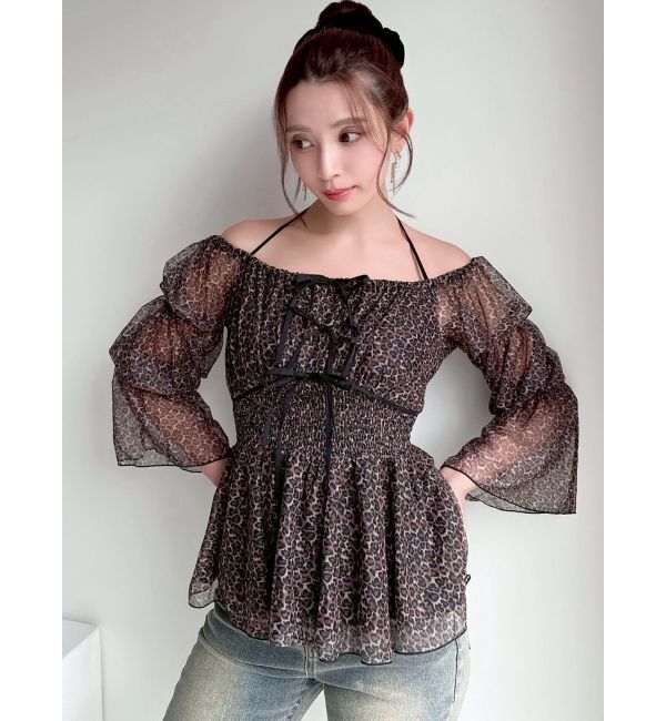 RESEXXY「チョーカーリボンチュニックブラウス」|シャツ・ブラウス|