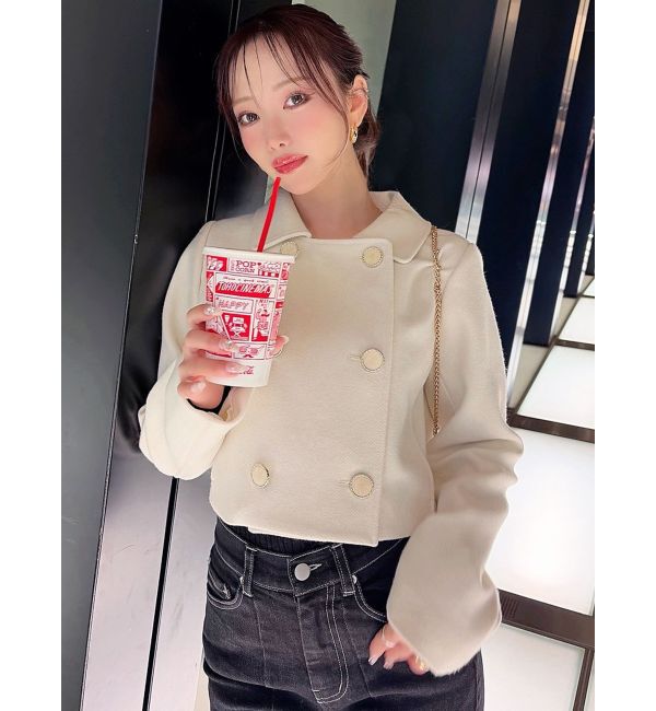 RESEXXY「ダブルブレストショートコート【セットアップ着用可能】」|その他|