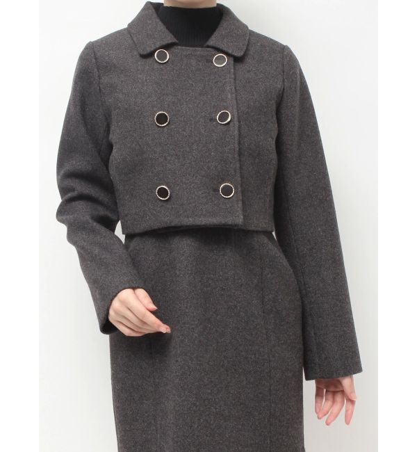 RESEXXY「ダブルブレストショートコート【セットアップ着用可能】」|その他|