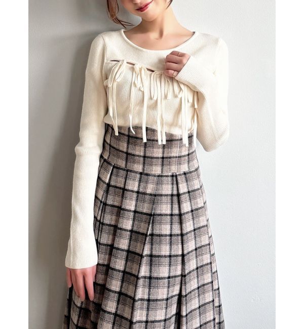 RESEXXY「リボンデザインニットトップス」|ニット・セーター|