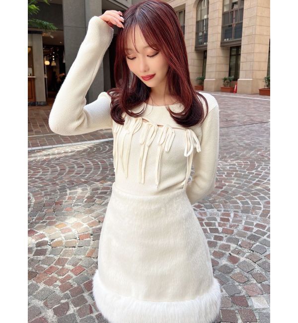 RESEXXY「リボンデザインニットトップス」|ニット・セーター|