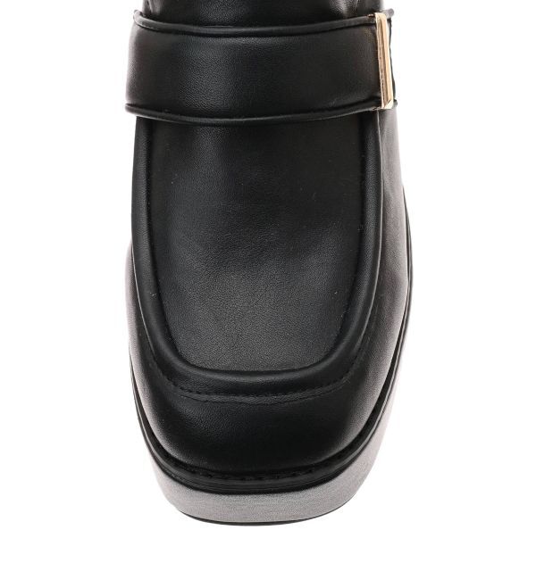 dazzlin「スクエアトゥチャンキーローファー」|ローファー|