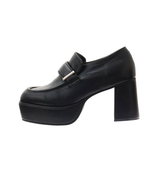 dazzlin「スクエアトゥチャンキーローファー」|ローファー|