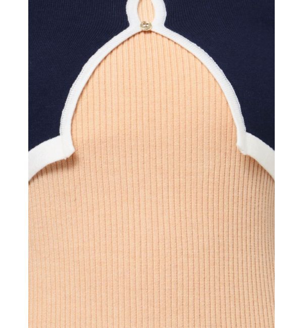 dazzlin「カーデレイヤーバックオープンミニワンピース」|ワンピース|