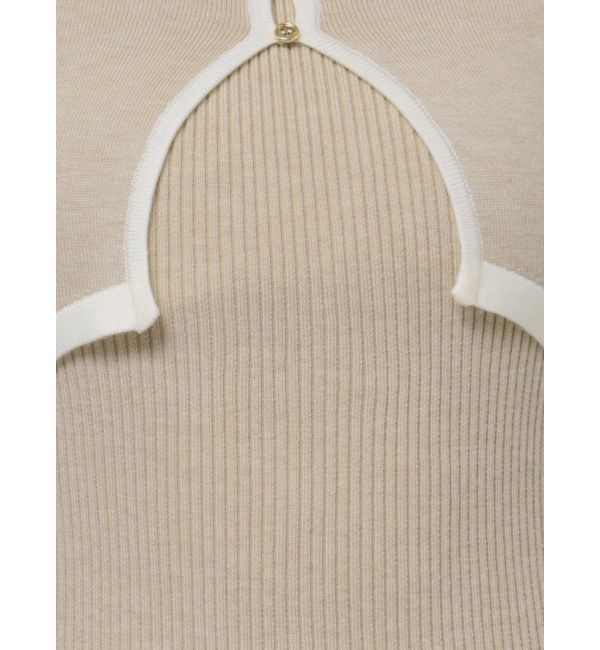 dazzlin「カーデレイヤーバックオープンミニワンピース」|ワンピース|