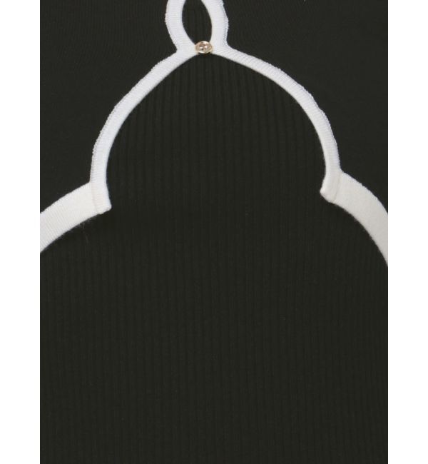 dazzlin「カーデレイヤーバックオープンミニワンピース」|ワンピース|