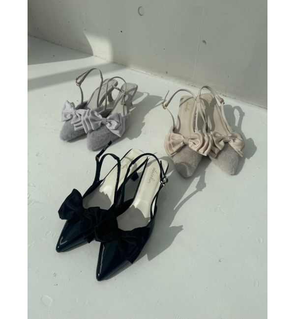 dazzlin「エレガントバレエリボンパンプス」|パンプス|