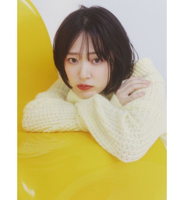 dazzlin「ワッフルオフショルコサージュニット」|ニット・セーター|