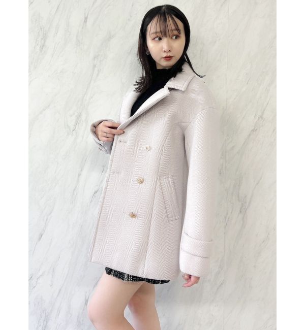 dazzlin「オーバーマルチボタンPコート」|ピーコート|