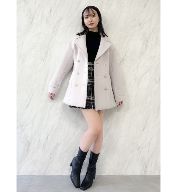 dazzlin「オーバーマルチボタンPコート」|ピーコート|
