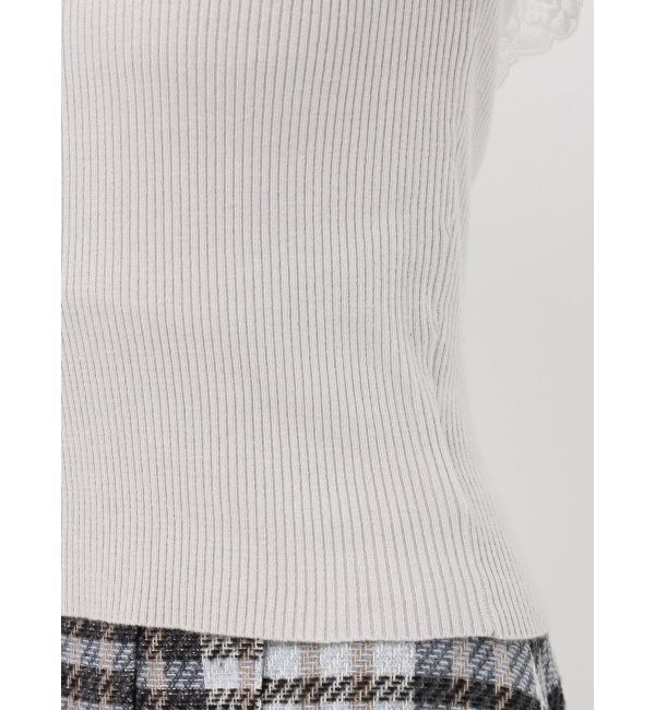 dazzlin「バックオープンフリルニットプルオーバー」|ニット・セーター|