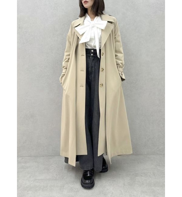dazzlin「レイヤードタックシングルトレンチコート」|トレンチコート|