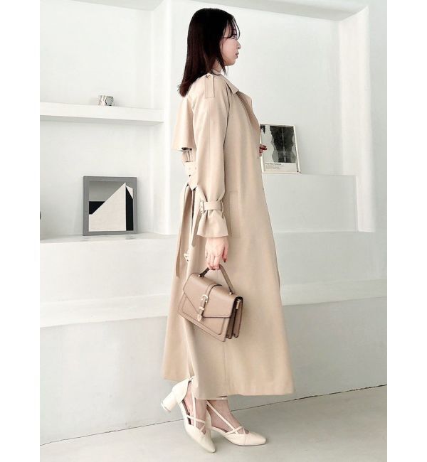 dazzlin「レイヤードタックシングルトレンチコート」|トレンチコート|